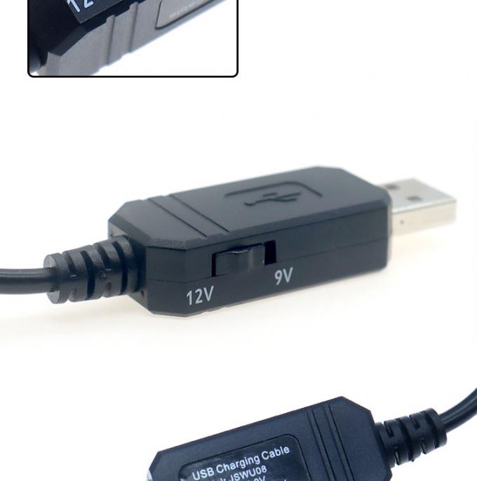 High Quality USB 5v to 9v 12v Step up DC Power Cord Booster Cable for Router 2