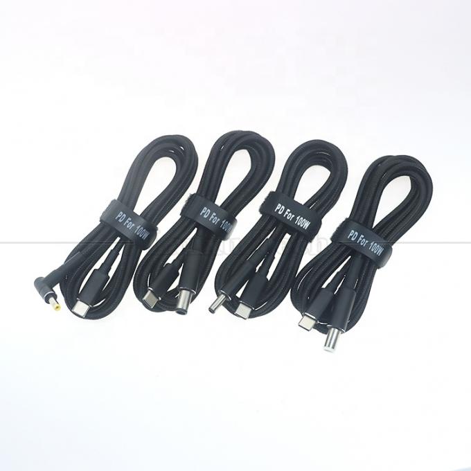 20V 5A 100W Dual E Mark Chip PD Charging USB Type C to DC Laptop Cable Wire Adapter for HP Asus Lenovo Dell 0