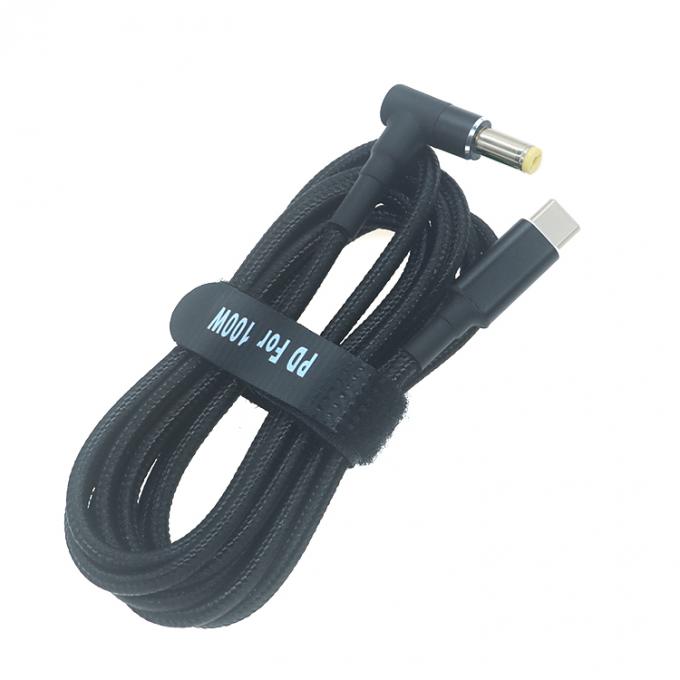 20V 5A 100W Dual E Mark Chip PD Charging USB Type C to DC Laptop Cable Wire Adapter for HP Asus Lenovo Dell 5