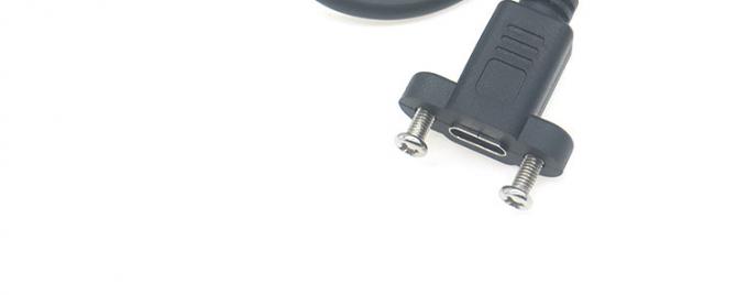 30cm 50cm Screw Panel Mount Male to Female USB Type C 3.1 Extension Cable 7