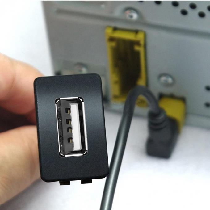 Snap Socket Dashboard Panel Male to Female USB Flush Mount Extension Cable 6