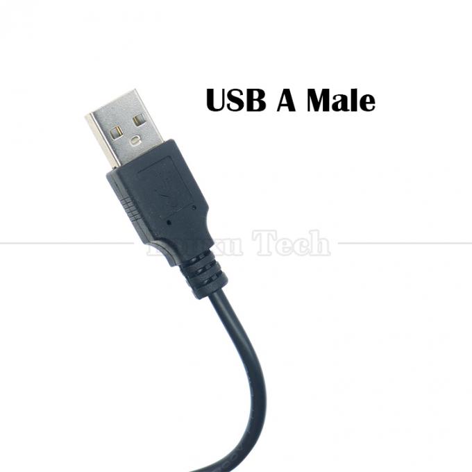 90 Degree Right Angle USB A Male to Barrel Jack DC 2.5x0.7mm 3.5x1.35 5.5x2.5 5.5x2.1mm Charger Cable 2