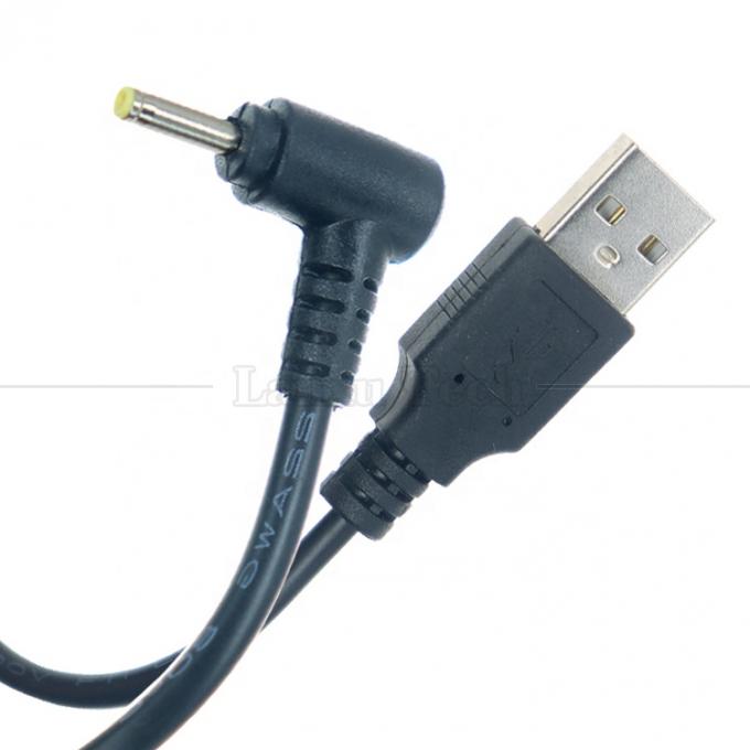 90 Degree Right Angle USB A Male to Barrel Jack DC 2.5x0.7mm 3.5x1.35 5.5x2.5 5.5x2.1mm Charger Cable 0