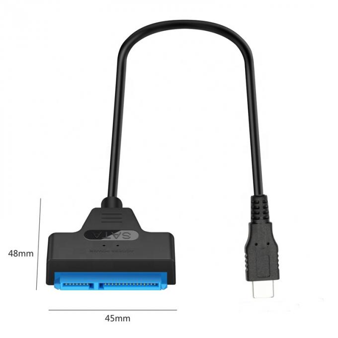 High Speed 5Gbps SDD HDD Hard Drive 2.5 Inch USB Type C 3.1 to Sata Adapter Cable 2
