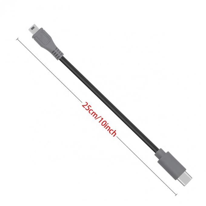 Data Charging USB Type C to Mini 5 Pin USB OTG Adapter Cable for Camera Phone Video 3