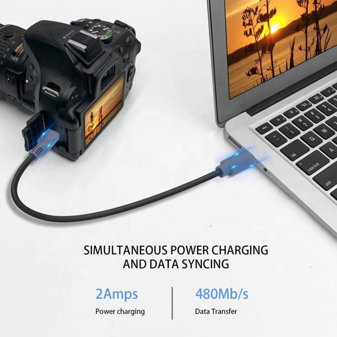 Data Charging USB Type C to Mini 5 Pin USB OTG Adapter Cable for Camera Phone Video 4