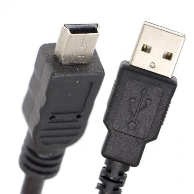 1.5m USB A To Mini B 5PIN USB 2.0 Data Charging OTG Cable with Ferrite 4