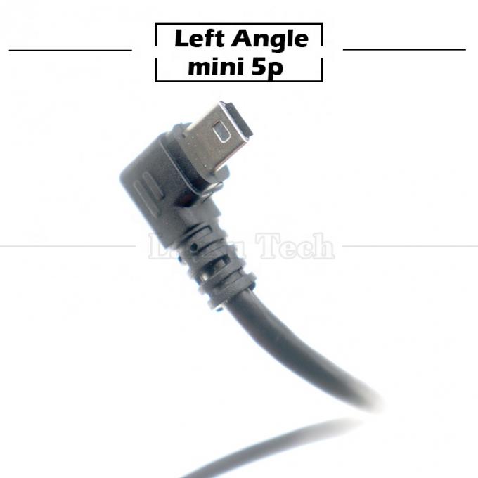 Customization 90 Degree Left Angle USB A Male To MINI 5P USB Cable for PS3 Controller Camera 4