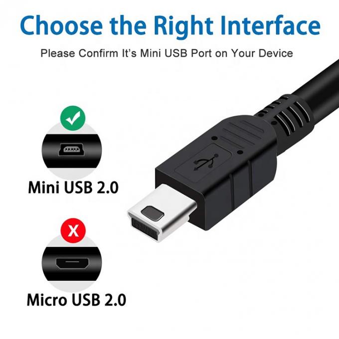 1m 1.5m 2m 3m 5m 10m Data Charger USB A Male to Mini B 5P USB Cable for PS3 Controller Camera 3