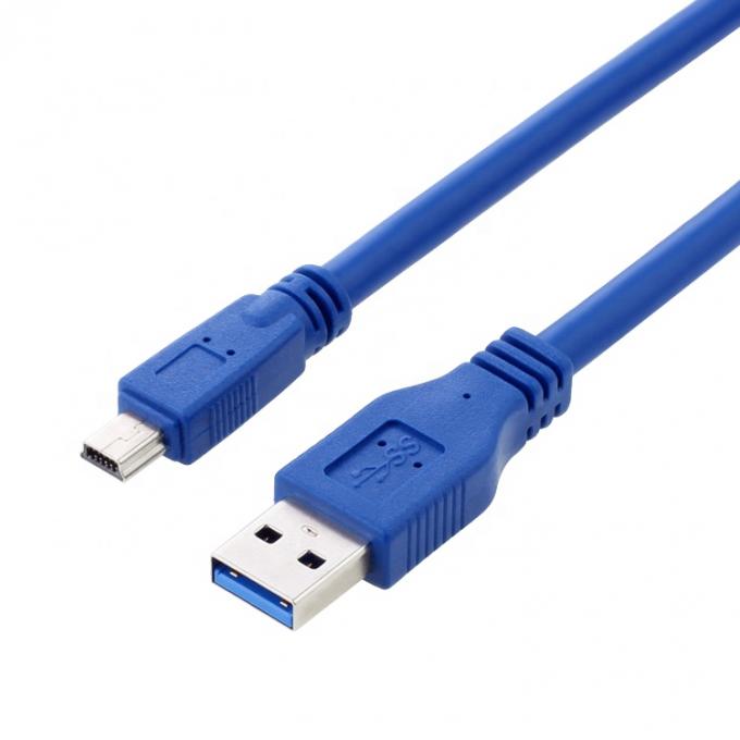 High Speed 5Gbps USB 3.0 Type A Male to Mini B 10 PIN USB 3.0 Extension Cable 4