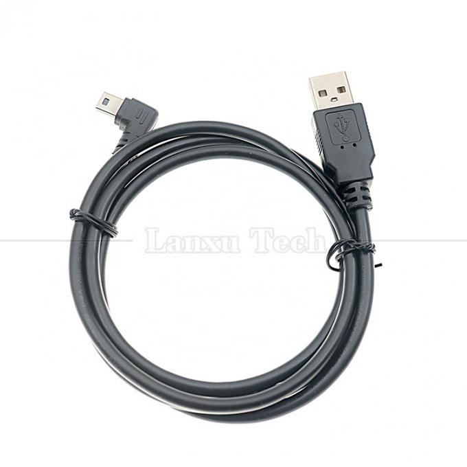 1m 2m 3m 5m 90 Degree L Shape Right Left Angle USB 2.0 A Male to Mini B 5 Pin USB Data Charging Cable for MP3 Camera 4