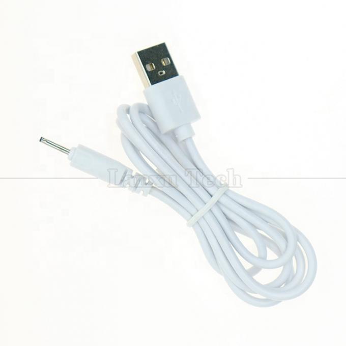 High Quality 0.5M 1M 2M 3M  White Black DC 2.0  0.6 mm Charger USB Cable for Vibrator 3