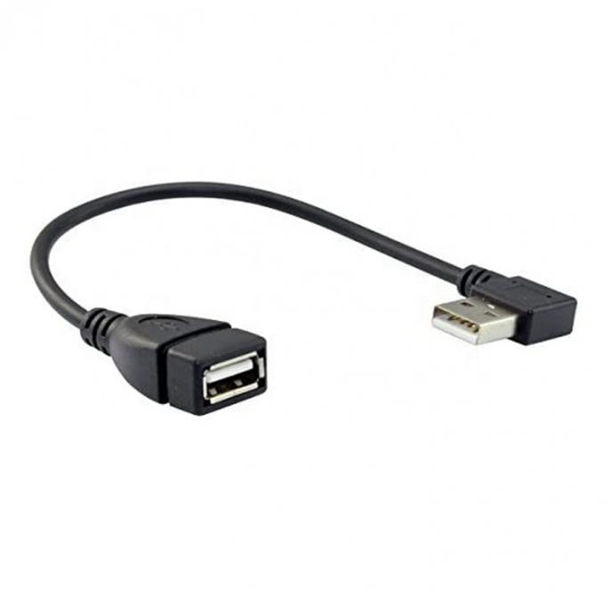 0.3M 1M 2M 3M  90 Degree Right Left Angle Male to Female USB 2.0 Type A Extension Cable 3