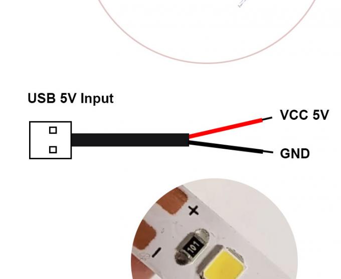 High Quality 5V USB 2.0 A Male to Open Stripped Bare 2pin Wires End Pigtail Cable for LED Light Strip Lamp 4