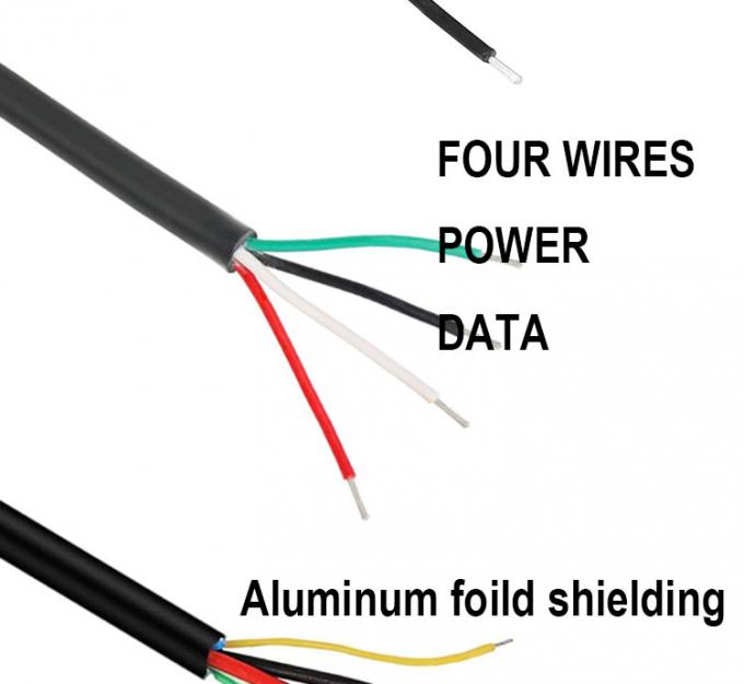 5V USB to Open Stripped Tinned Bare Wires End Pigtail Power Charger Cable for LED Strip Light Lamp 9