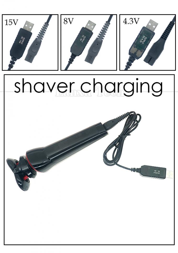 High Quality Replacement 15V 8V 4.3V USB Power Charger Shaver Cable for Philips 0