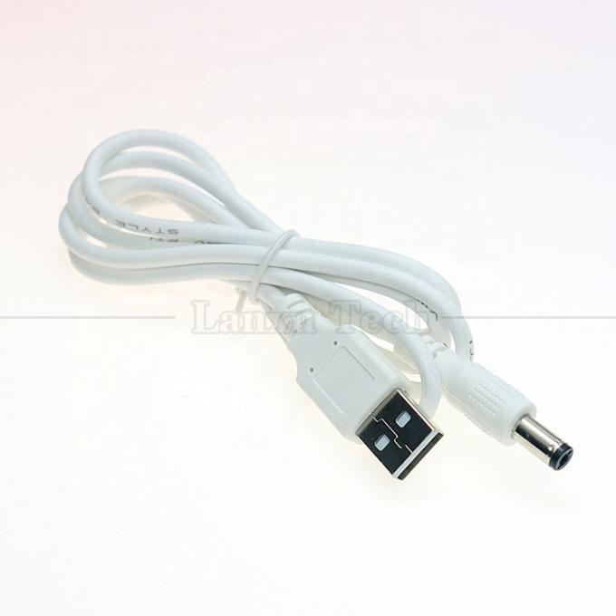 USB A Male to 2.1x5.5mm DC Barrel Jack Connector Power Charging Cable for Router Speaker 5