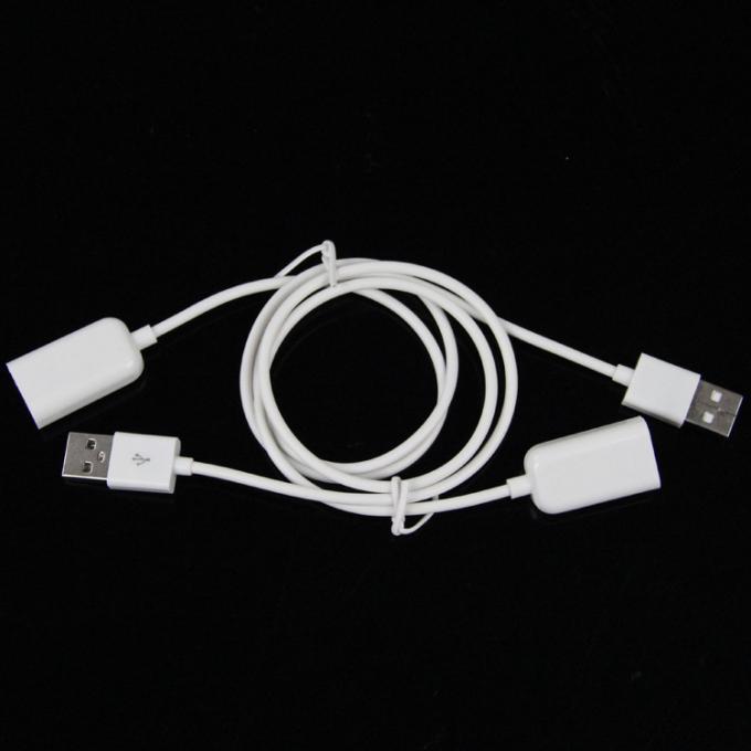 High Quality 1M White Male to Female USB 2.0 Type A Extension Data Charger Cable for Computer Furniture Bags 5
