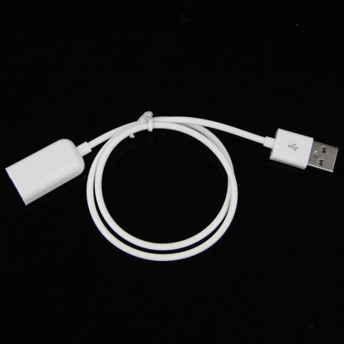 High Quality 1M White Male to Female USB 2.0 Type A Extension Data Charger Cable for Computer Furniture Bags 3