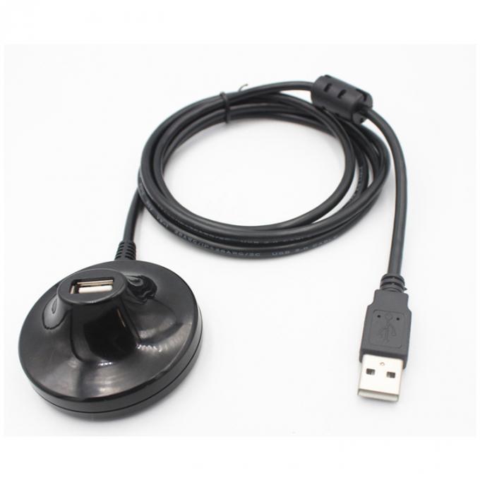 Desktop Male to Female Dock Station Data Charging USB 2.0 3.0 Extension Cable with Base 4