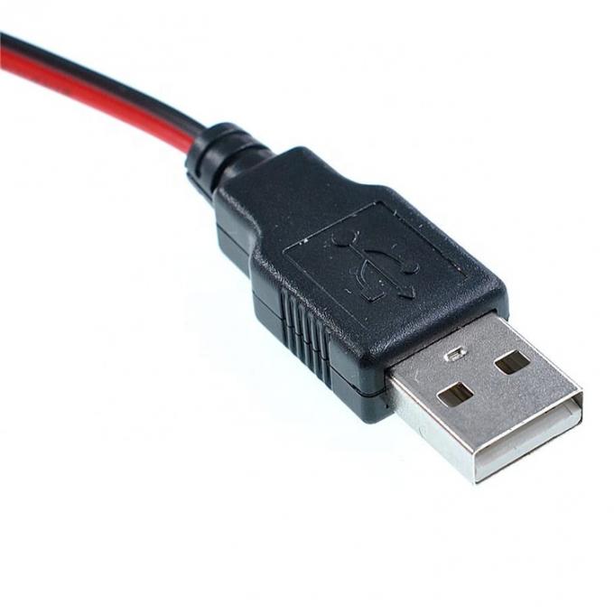Crocodile Clamps Alligator Clip to USB A Male Test Wire Adapter Cable for Testing Circuit 2