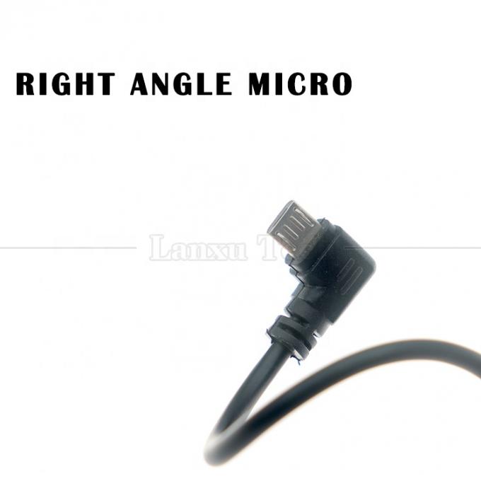 1M 2M 3M 5M Data Charging 90 Degree Right Left Up Down Angle Micro V8 USB Cable 1