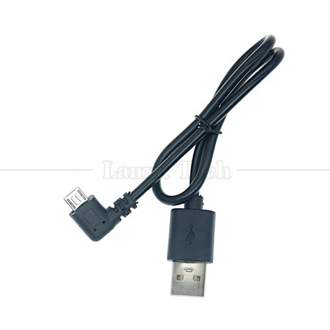 90 Degree Right Angled USB to Micro B Data Charger Cable for  Phone Tablet Digital Camera GPS 4