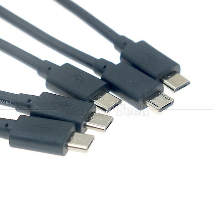 Male Female Micro B  to Bare Wires Open End Cable for Raspberry Pi Tablet 1