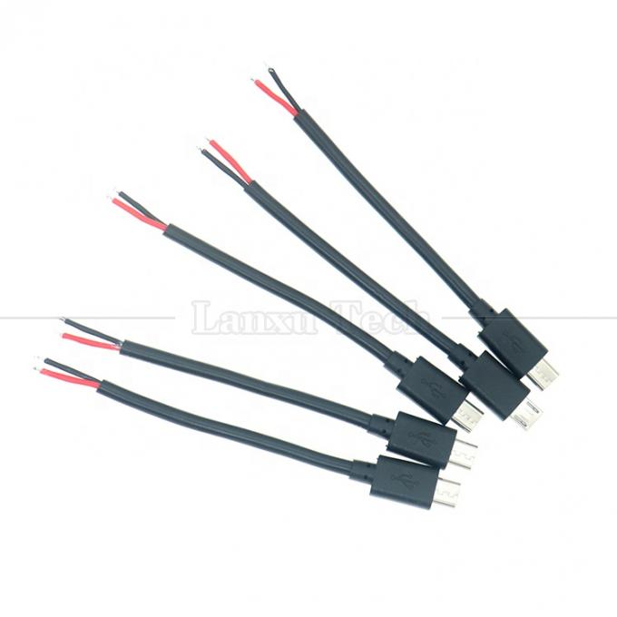 Male Female Micro B  to Bare Wires Open End Cable for Raspberry Pi Tablet 5