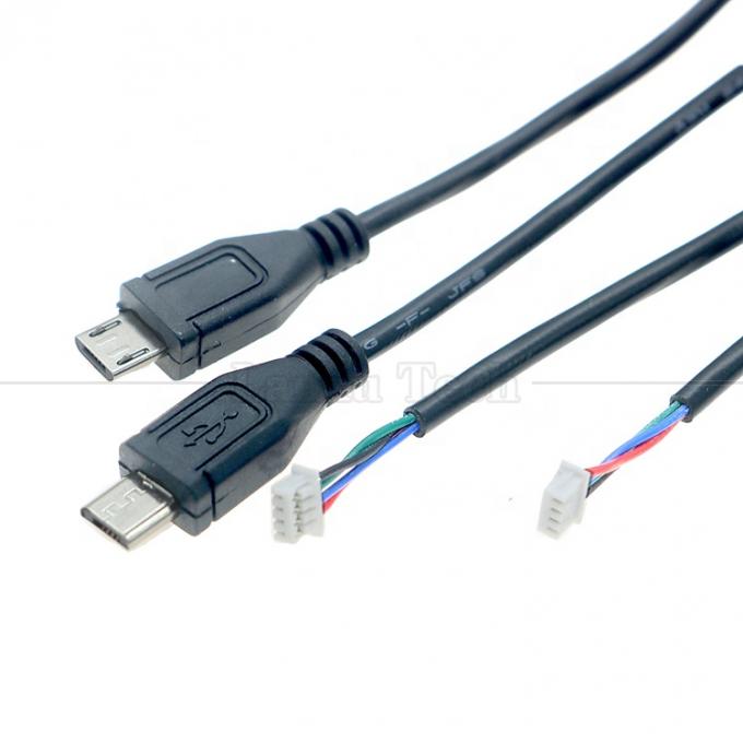 OEM Customized Micro USB to JST 4 Pin 1.25mm Pitch Cable 0