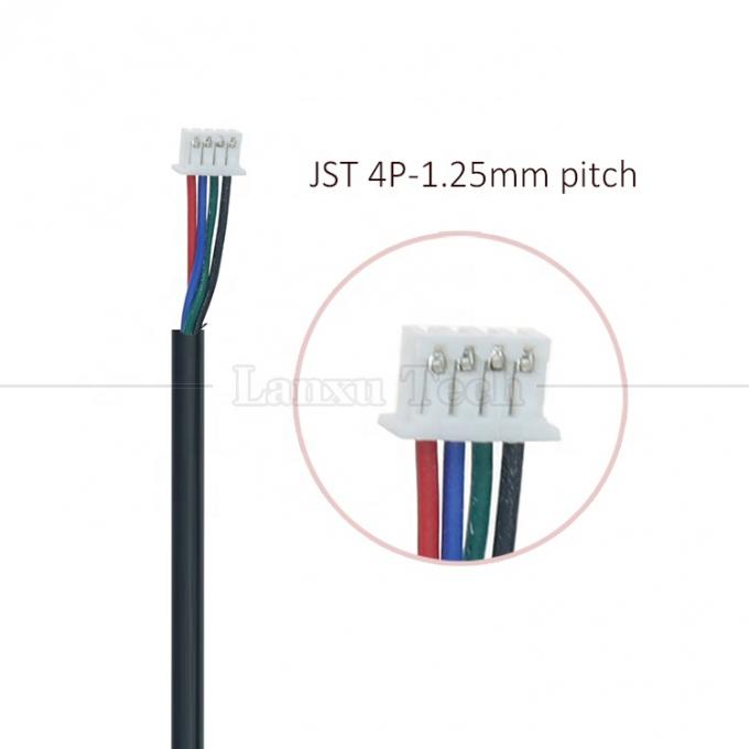 OEM Customized Micro USB to JST 4 Pin 1.25mm Pitch Cable 2