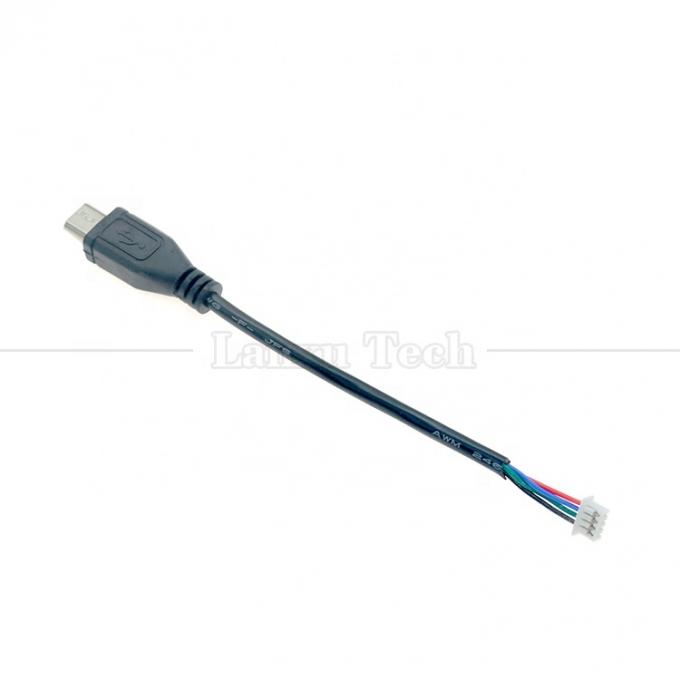 OEM Customized Micro USB to JST 4 Pin 1.25mm Pitch Cable 3