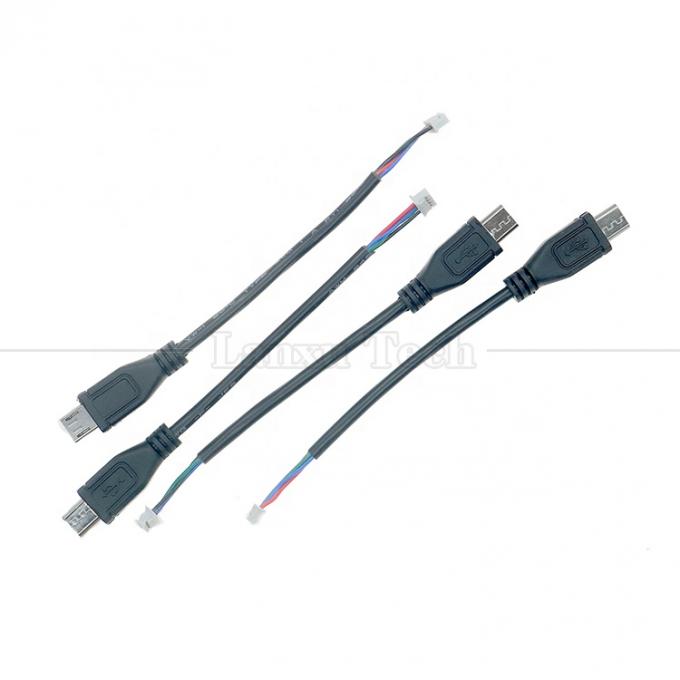 OEM Customized Micro USB to JST 4 Pin 1.25mm Pitch Cable 1