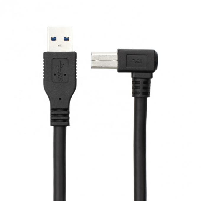 High Speed 5Gbps 90 Degree Right Angle USB 3.0  A Male to USB B Type Printer Cable 4
