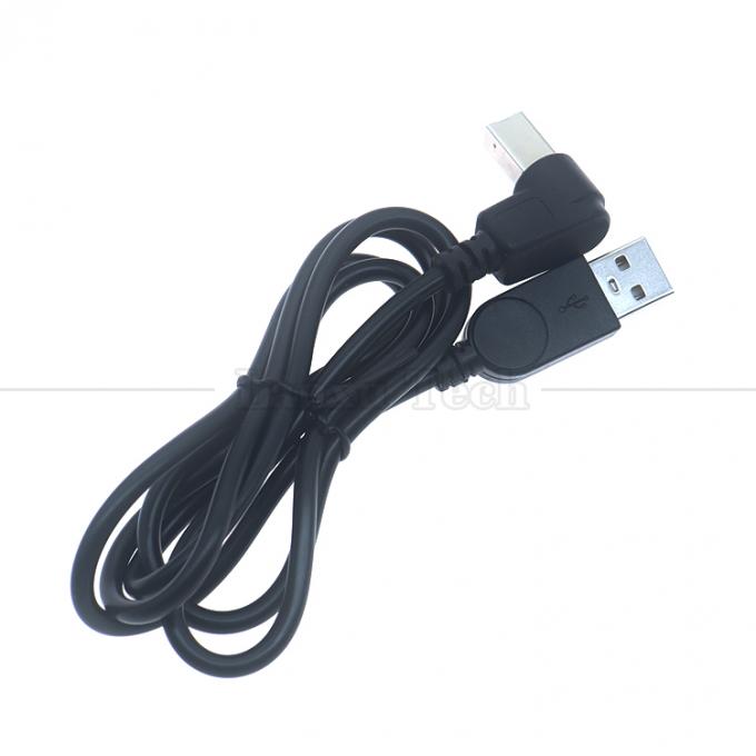 90 Degree Right Angle Type A Male to B Male USB 2.0 Printer Connector Extension Cable 0