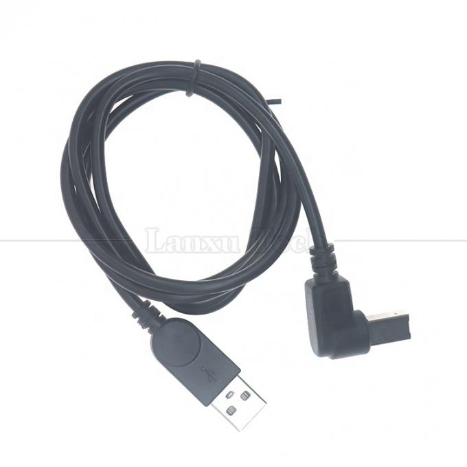 90 Degree Right Angle Type A Male to B Male USB 2.0 Printer Connector Extension Cable 4