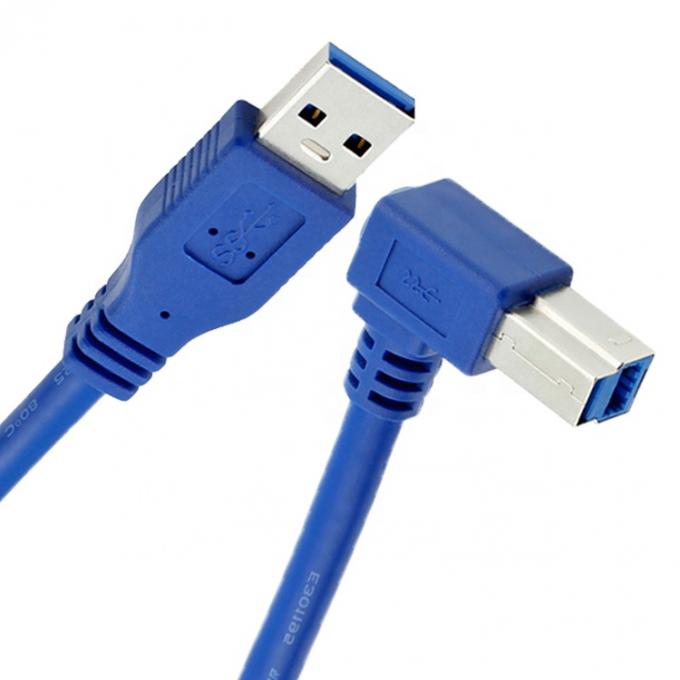 High Speed 5Gbps 90 Degree Right Angle USB 3.0  A Male to USB B Type Printer Cable for Epson HP 2