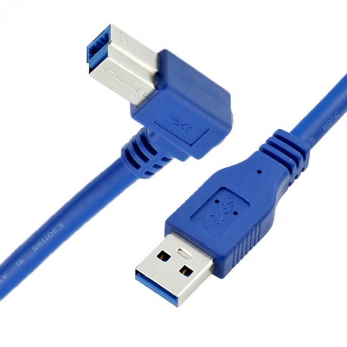 High Speed 5Gbps 90 Degree Right Angle USB 3.0  A Male to USB B Type Printer Cable for Epson HP 4