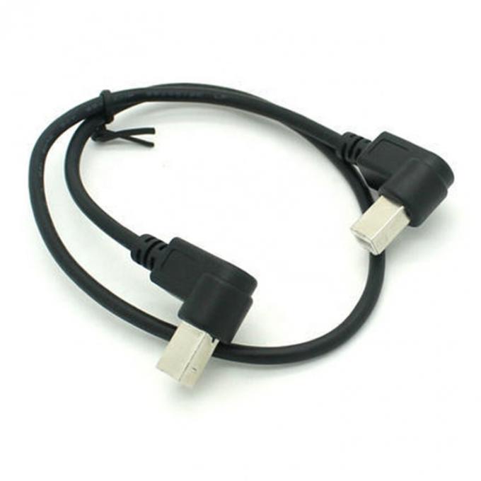 Customization 90 Degree Right Angle Male to Male USB B Cable 1