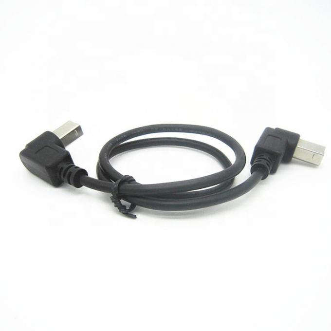 Customization 90 Degree Right Angle Male to Male USB B Cable 4