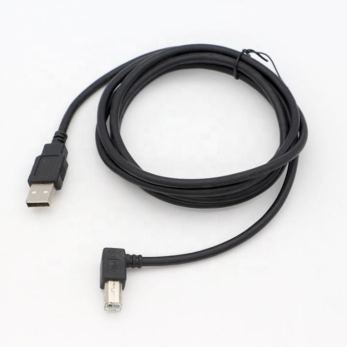 Custom 1M 1.5M 3M 90 Degree Right Angle USB 2.0 Printer Head Power Extension Cable for Epson HP 5