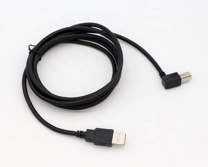 Custom 1M 1.5M 3M 90 Degree Right Angle USB 2.0 Printer Head Power Extension Cable for Epson HP 6