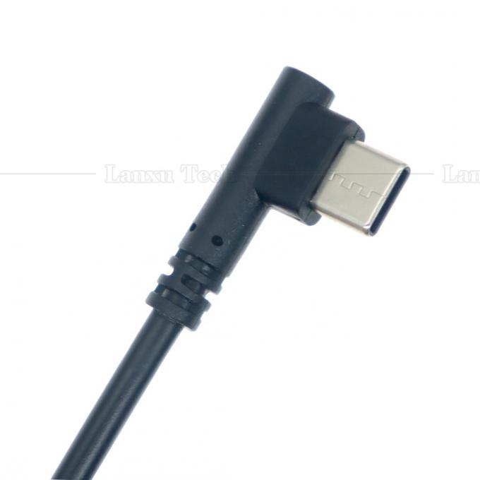 High Quality 90 Degree Right Angle USB to Type C  Data Charger Cable for Phone Tablet Camera 4