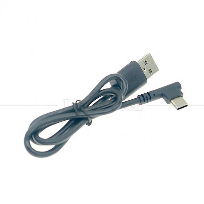 High Quality 90 Degree Right Angle USB to Type C  Data Charger Cable for Phone Tablet Camera 5