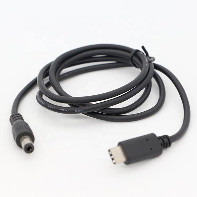 Custom USB 3.1 Type C Male to DC 5.5x2.5mm Male Jack Power Charger Power Cable for Laptop 1