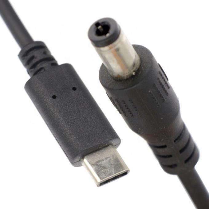 Custom USB 3.1 Type C Male to DC 5.5x2.5mm Male Jack Power Charger Power Cable for Laptop 2