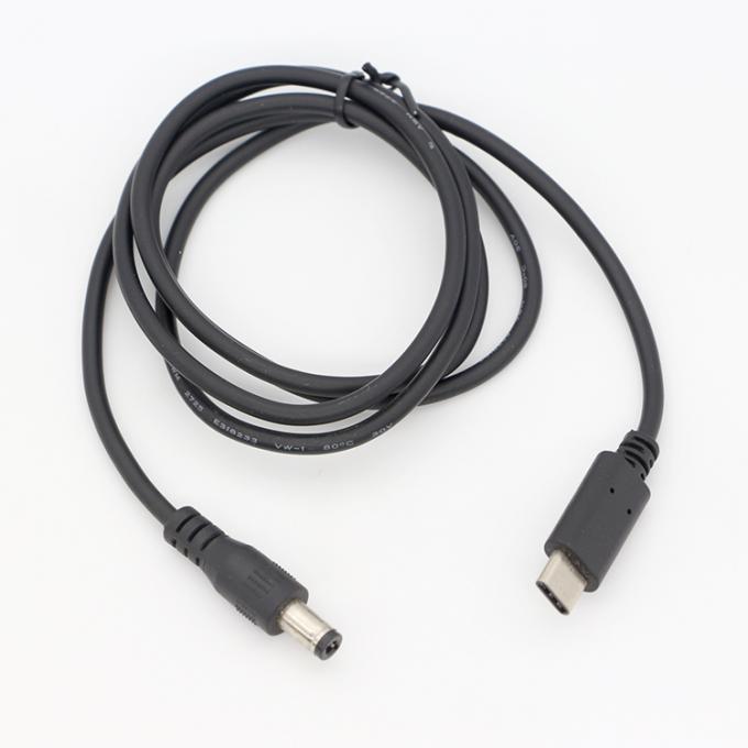 Custom USB 3.1 Type C Male to DC 5.5x2.5mm Male Jack Power Charger Power Cable for Laptop 6