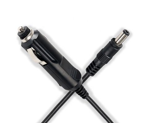 Buy 12V 3A 5.5x2.1mm Cigarette Lighter Male Plug to DC Car Charger Cable online manufacture