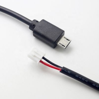 Buy Custom 10cm 30cm 0.5m 1m Micro B 5P to 2P JST XH 2.54mm Connector Wire Cable online manufacture
