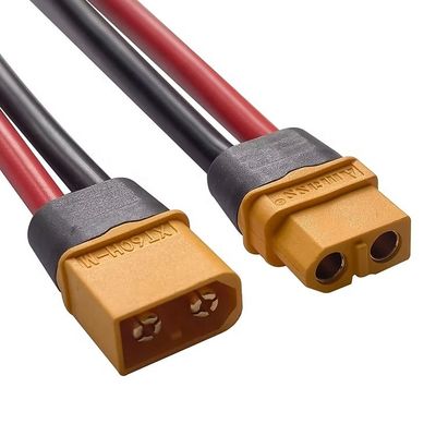 Buy 10AWG 12AWG Male to Female XT60 XT60H Connector Extension Adapter Cable for RC Battery Power Station Solar Panel online manufacture